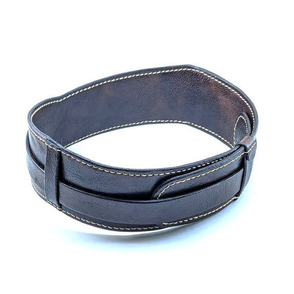 real leather waist wrap belt